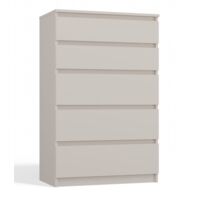 CASSETTIERA GRANDE MALWA M5 ARMADIO 5 CASSETTI CASHMERE BEIGE PER CASA PER UFFICIO