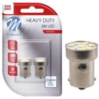 2x Lampadina R5W LED OSRAM G18 24V 8xSMD2835 bianca