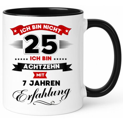 Taza divertida, regalo para un 25 cumpleaños (1/3)