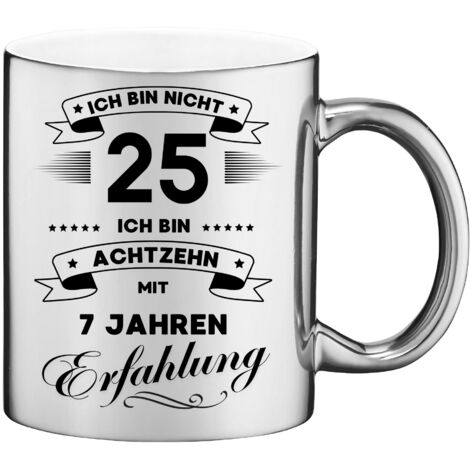 Taza divertida, regalo para un 25 cumpleaños (1/2)