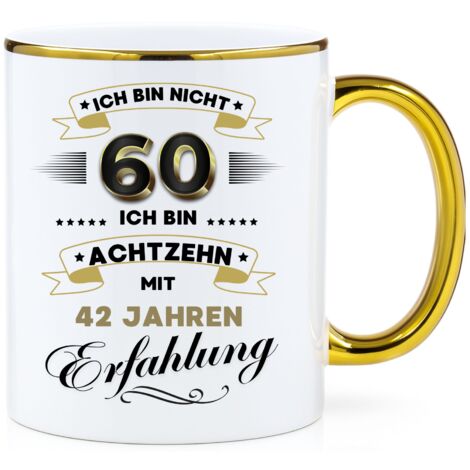 Taza divertida, un regalo para un 60 cumpleaños (1/2)