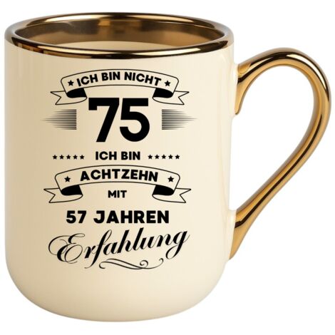 Taza divertida, regalo para un 75 cumpleaños (1/3)