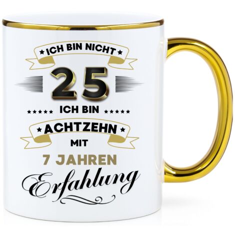 Taza divertida, regalo para un 25 cumpleaños (1/2)