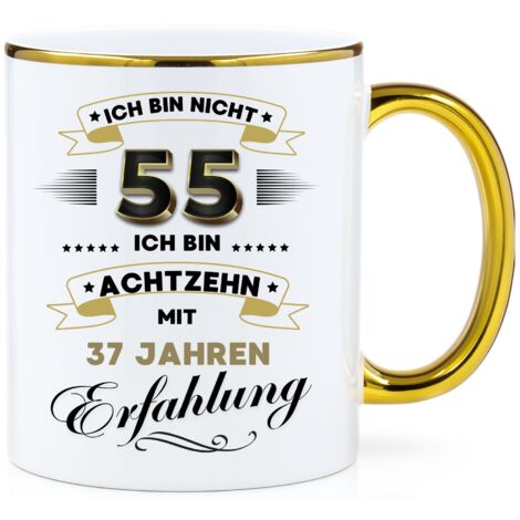 Taza divertida, un regalo para un 55 cumpleaños (1/2)