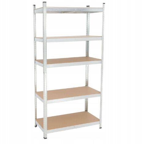 ESTANTERÍA METÁLICA 2 EN 1 180x90x40cm 5 ESTANTES 875kg FURNITEX
