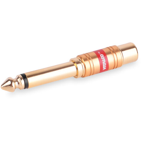 ADAPTADOR JACK 6.3 MONO - RCA CINCH VITALCO (P1) (1/4)
