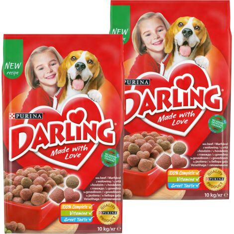 Purina Darling Carne de res y pollo para perros 2x10 kg