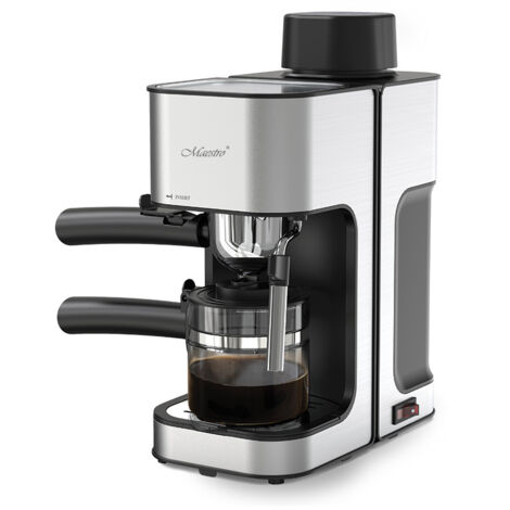Cafetera Maestro MR-411 con espumador de leche y calienta tazas de 800 W