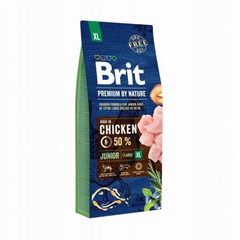 Alimento seco para perros Brit Premium By Nature Junior XL 15 kg (1/4)