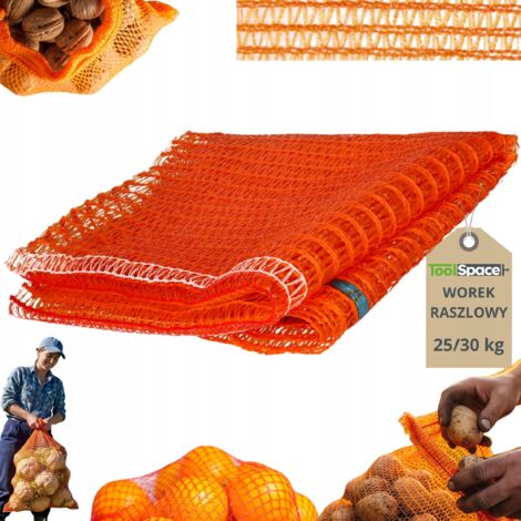 Bolsa Raschel 30kg verduras patatas madera Bolsas Raschel 50x80 fuerte