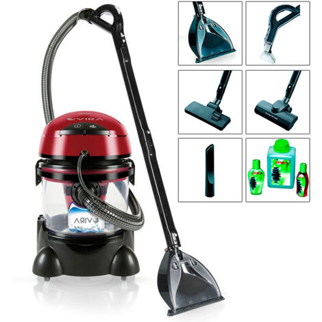MPM MOD-22 Aspirador Negro Rojo 2400W Multifunción