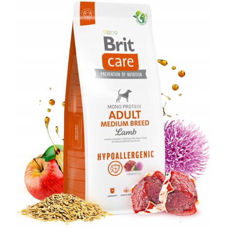 Brit Care Perro Hipoalergénico Adulto Mediano Cordero 12 kg