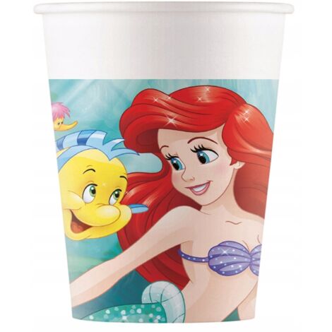 Vasos de papel para fiestas Disney de 200 ml, 8 unidades