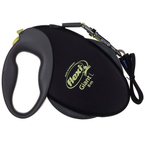 Correa automática para perros FLEXI GIANT NEON, cinta L 8m
