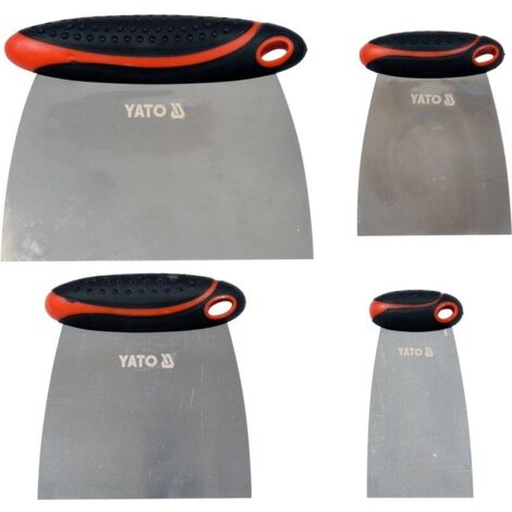 Espátulas de acero inoxidable tipo flip-flop, juego de 4, YT-52790 YATO (1/4)