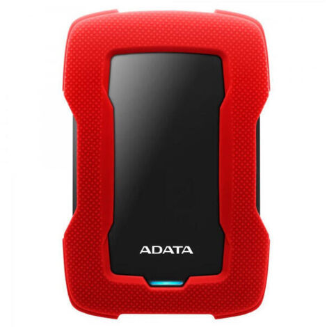 Disco duro externo adata HDD HD330 de 2 TB USB 3.1 negro rojo (1/4)