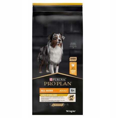 PURINA PRO PLAN Adulto Light/Esterilizado 14 kg (1/4)