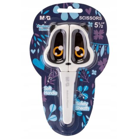 Tijeras escolares Animal Planet de 13,6 cm con seguro 1840 (1/3)