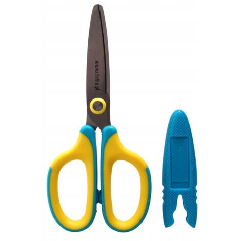 Tijeras escolares de 135 mm, color amarillo-azul, GN265-YN 9321 (1/4)