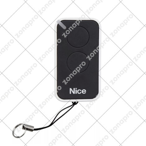 Mando a Distancia Original Transmisor 2 Canales NICE INTI2 INTI 2 NEGRO