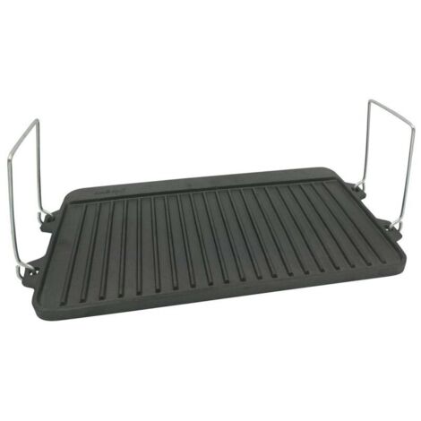 Placa de parrilla de hierro fundido de doble cara Kinghoff KH-1262 (1/5)