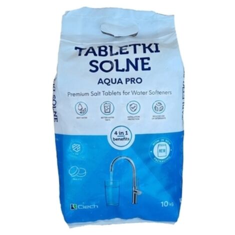Pastillas de sal para ablandar el agua 10 kg Ciech