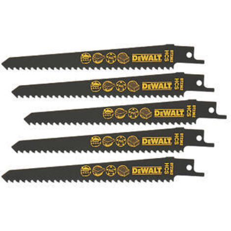 Hoja de sierra alternativa Dewalt 152 x 42 mm para madera (5 unidades)