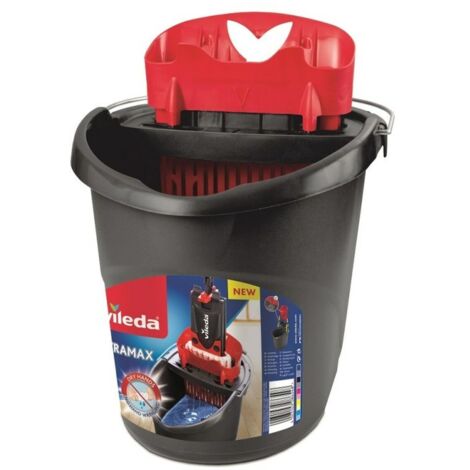 Vileda 4023103201415 mopa, fregona y cubo Tanque individual Negro, Rojo