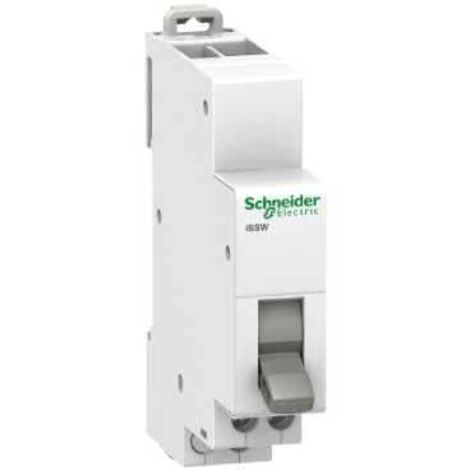 Interruptor modular de 2 posiciones 1NA+1NC 20A iSSW A9E18072 (1/3)