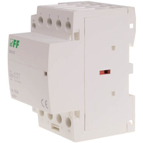 Contactor modular ST63-31 Contactos de contactor modular 3NO+1NC Tensión I=63A Bobinas U=230V AC 3 módulos (1/4)