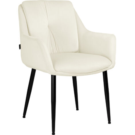 Silla ALEX tapizada en terciopelo, beige claro