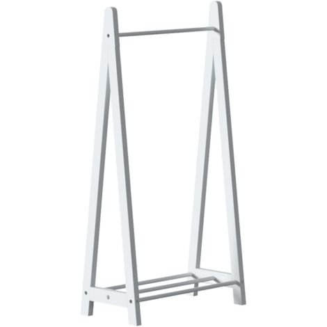 Atmosphera Perchero infantil kids, madera, blanco, 60x30x114 cm