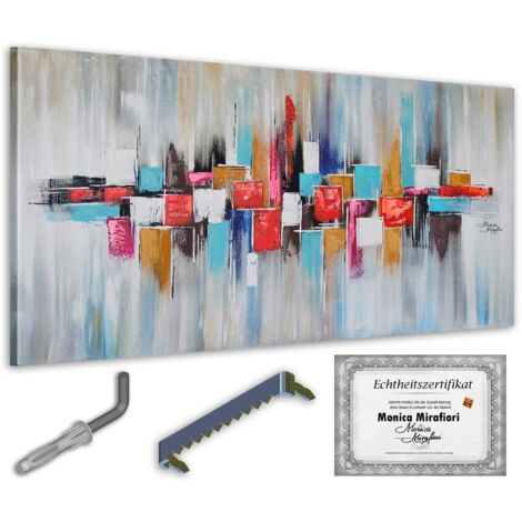 Monica Mirafiori  100 % PINTADO A MANO  Cuadro Magnético 140 x 70 cm  Cuadro Pintado a Mano  Cuadro Acrílico  Cuadro Acrílico de Gran Tamaño  Arte Moderno  Cuadros de Arte