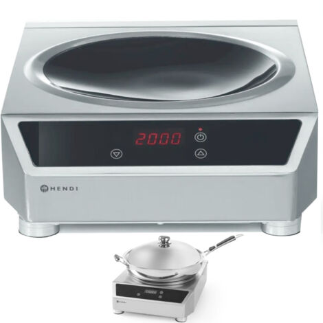 Cocina de inducción Profi Line 3500W Wok de inducción - Hendi 239766