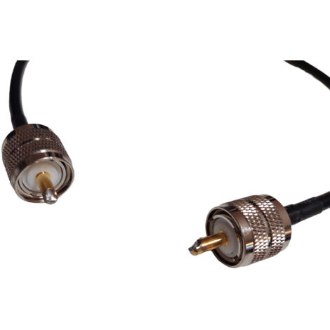 Cable de extensión RG58 con conector UHF / conector UHF de 50 cm (1/2)