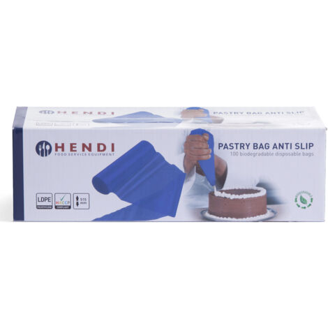 Conos para manga pastelera y decoración con masa HACCP fría y caliente, rollo 100 uds - Hendi 557303 (1/2)