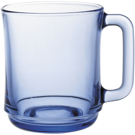 Vaso Duralex LYS MARINE con asa 310 ml azul - juego de 6