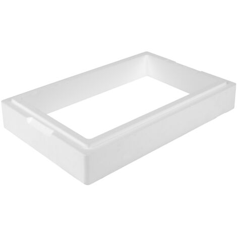 Anillo de ampliación para caja térmica, caja térmica de poliestireno 580x380x90mm Arpack
