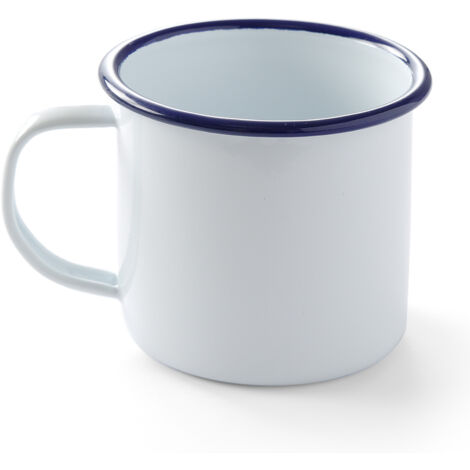 Taza esmaltada con asa, blanca, 520 ml, Hendi 621301 (1/2)