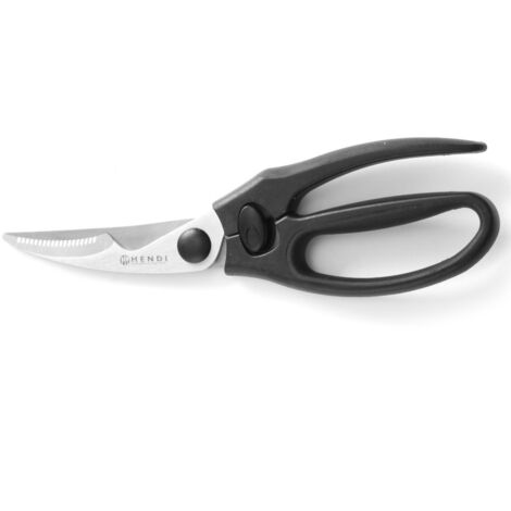 Tijeras de cocina de acero al carbono para aves de corral - Hendi 856314 (1/2)