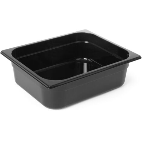 Contenedor de policarbonato negro GN 1/2, altura 65 mm - Hendi 862438 (1/3)