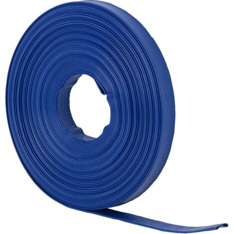 Manguera plana para bomba de agua de jardín, reforzada, 1 1/2'', 38 mm, 7-21 bar, 50 m