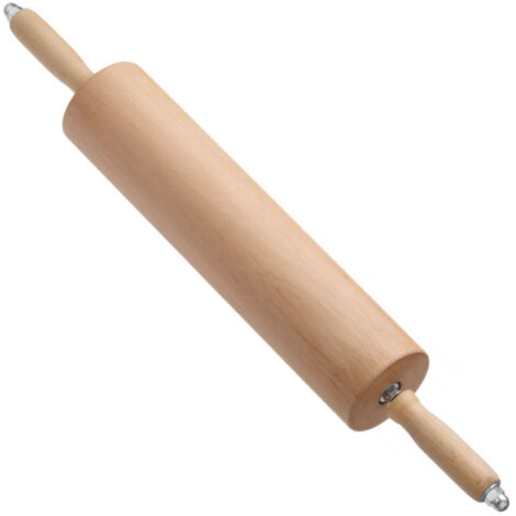 Rodillo de madera con rodamientos de bolas, diámetro 90 x 667 mm