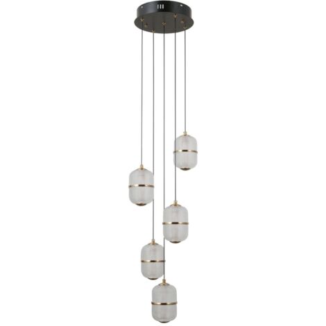 Lámpara colgante LED 28W ALANI PND343755BK Italux (1/4)