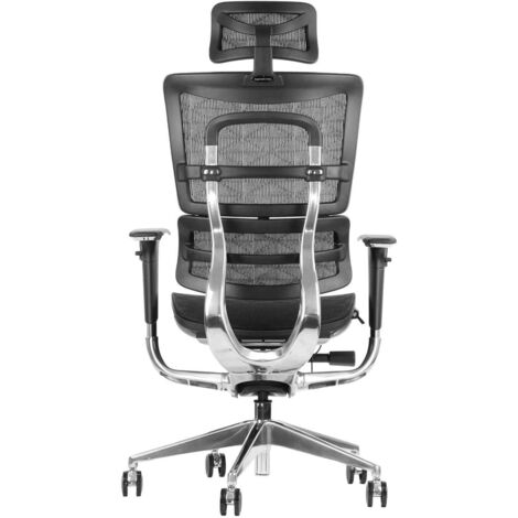 Silla ergonómica ErgoNew S8, asiento de tela (1/5)