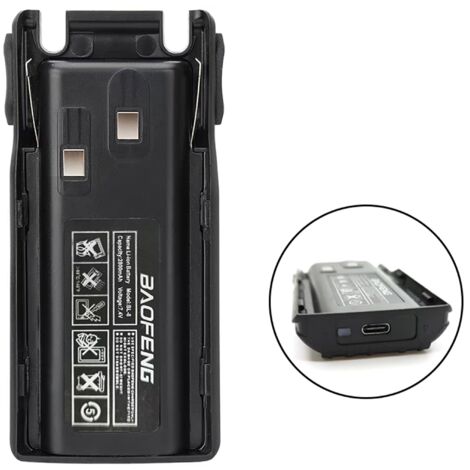 Batería para Baofeng UV-82 1800mAh con USB C (1/5)