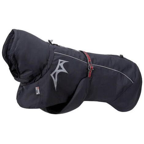 Chaqueta impermeable y cálida para perros Eco Truelove, color negro, talla 25 cm (1/5)