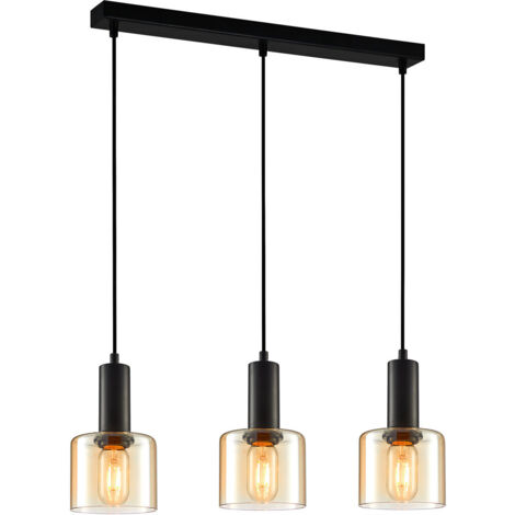 Lámpara colgante Santia PND-65342-3-BK+AMB Italux (1/2)