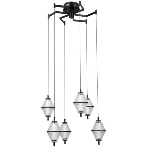 Lámpara colgante LED 30W FUENTE PND343956BK Italux (1/4)