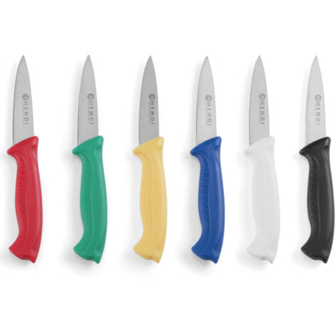 Cuchillos peladores HACCP 6 piezas 90 mm - Hendi 842010 (1/5)